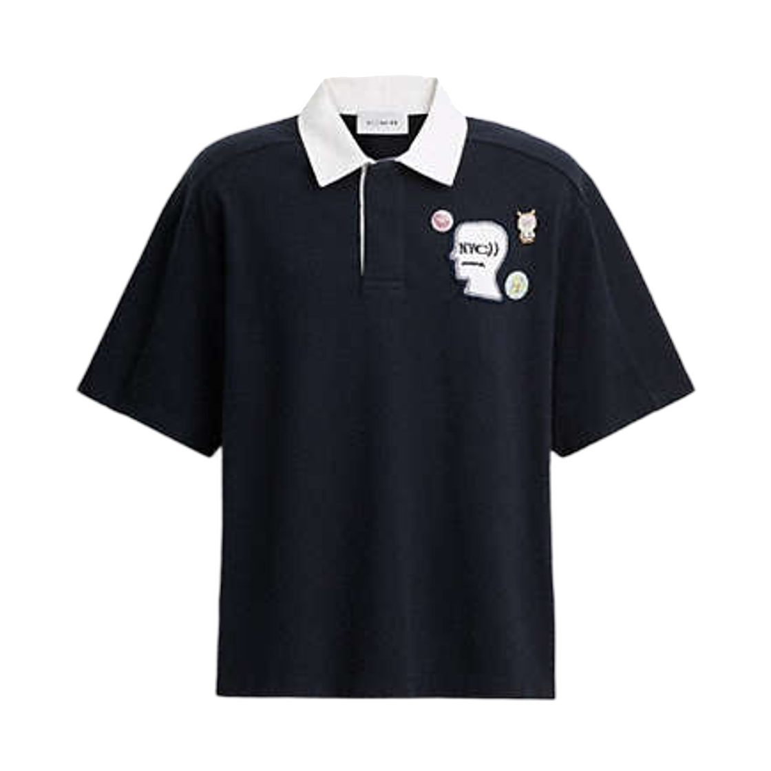 코치 x 브레인 데드 럭비 폴로 네이비 블루(Coach x Brain Dead Rugby Polo Navy Blue) - 1