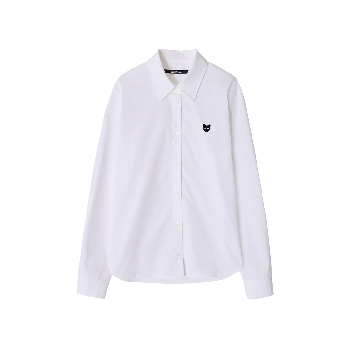 WI2SH811WH (W) SONGZIO ZZERO Back Slit Panther Shirt White