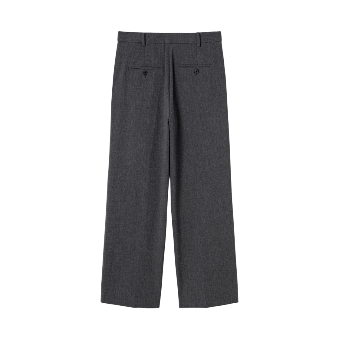 (W) 에잇세컨즈 울 블렌드 롱 스트레이트 슬랙스 애쉬((W) 8seconds Wool Blend Long Straight Slacks Ash) - 2