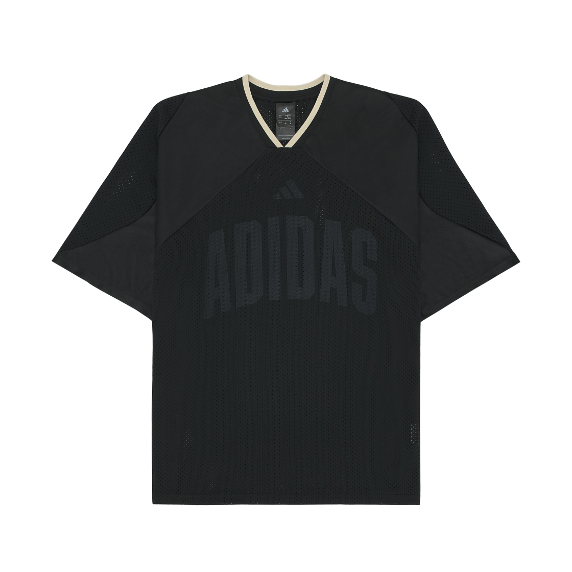 JZ6853 Adidas Sportswear Stadium Graphic Mesh T-Shirt Black Off White - KR Sizing