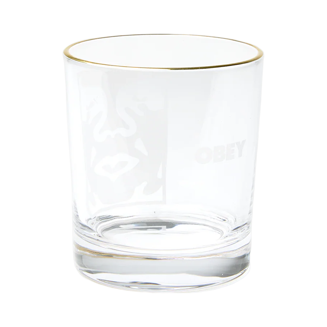 오베이 볼드 로고 드링킹 글래스 클리어(Obey Bold Logo Drinking Glass Clear) - 2