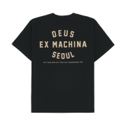 Deus Ex Machina Deus Seoul College Address T-Shirt Black