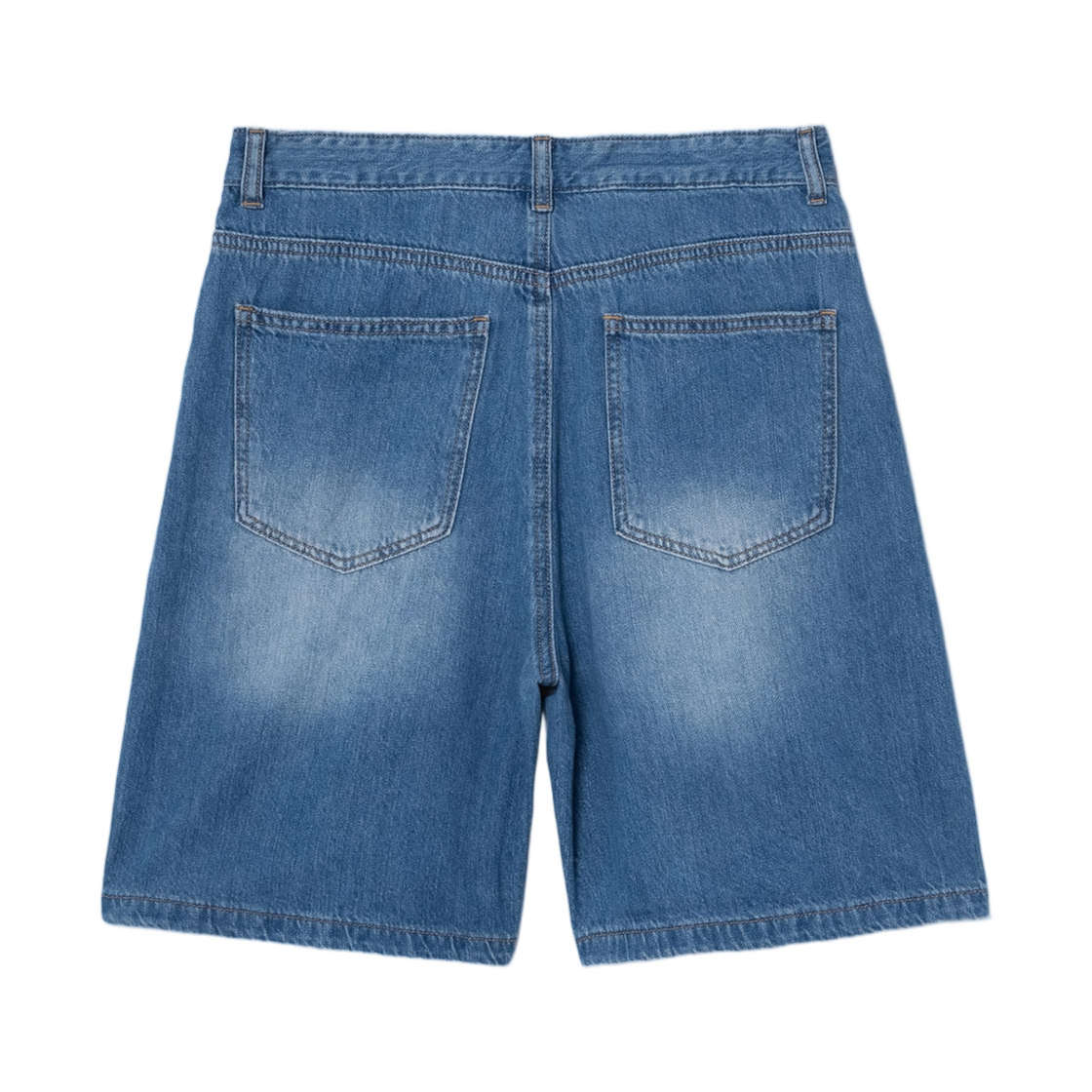 (W) 에잇세컨즈 라이트웨이트 데님 쇼츠 블루((W) 8seconds Lightweight Denim Shorts Blue) - 2