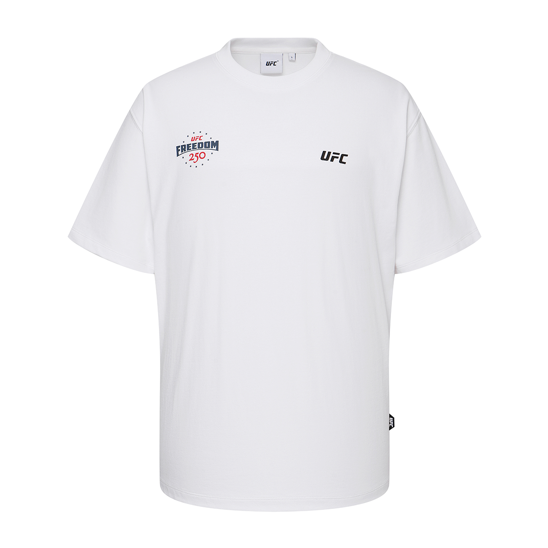유에프씨 스포츠 FREEDOM 250 릴렉스핏 반팔 티셔츠 오프 화이트(UFC SPORT FREEDOM 250 Relaxed Fit Short Sleeve T-Shirt Off White) - 3