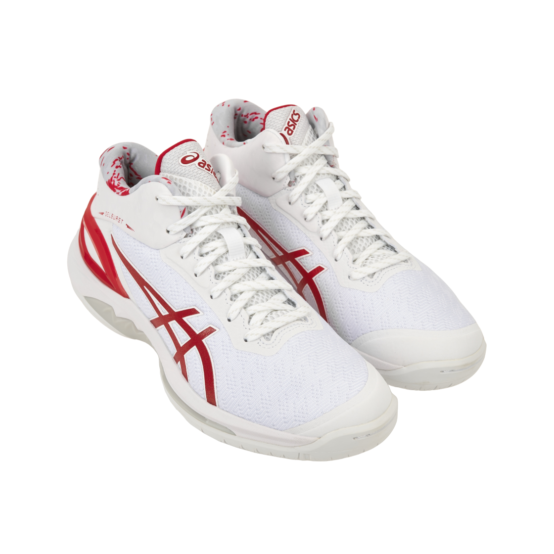 아식스 젤버스트 28 화이트 일렉트릭 레드(Asics Gelburst 28 White Electric Red) - 4