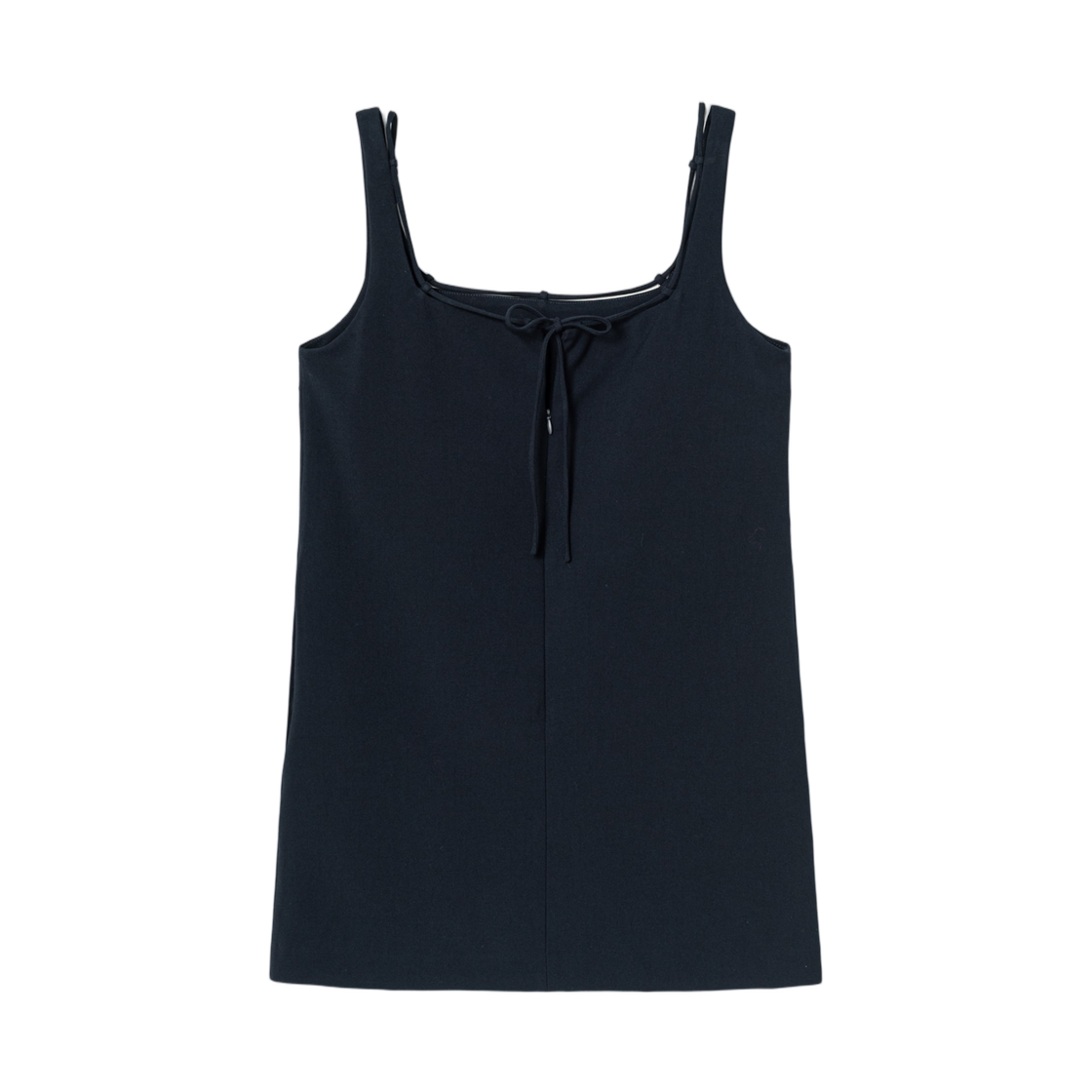 (W) 에잇세컨즈 스트랩 데코레이션 미니 드레스 네이비((W) 8seconds Strap Decoration Mini Dress Navy) - 2
