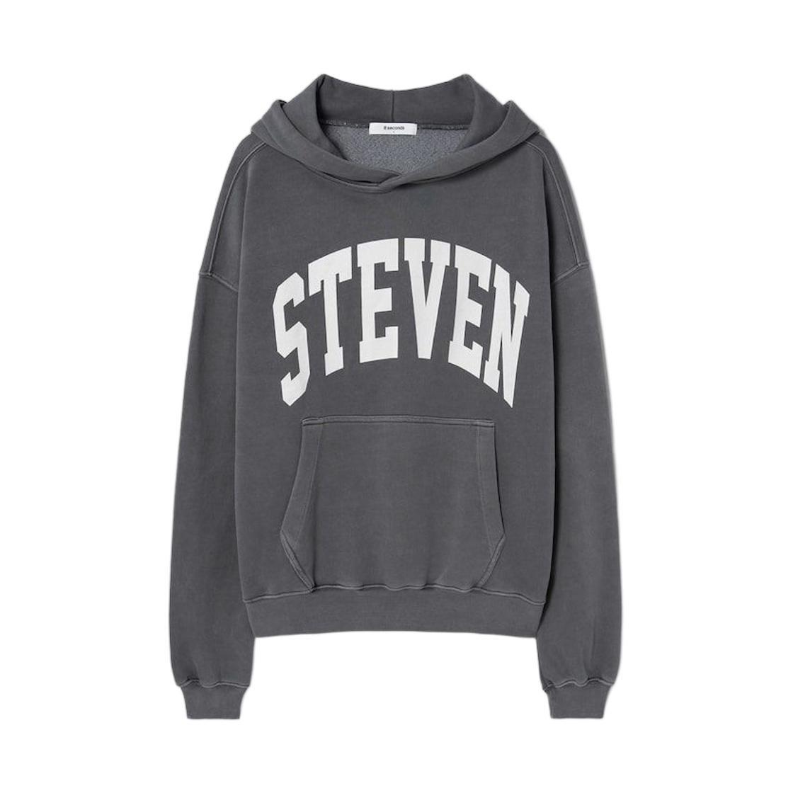 에잇세컨즈 헤비웨이트 가먼트 다잉 프린트 후드 스웨트셔츠 애쉬(8seconds Heavyweight Garment Dyeing Print Hoodie Sweatshirt Ash)