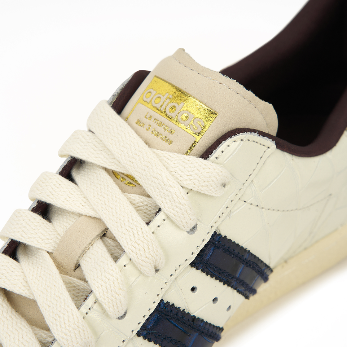 아디다스 x 웨일스 보너 슈퍼스타 원더 화이트 컬리지에이트 네이비(Adidas x Wales Bonner Superstar Wonder White Collegiate Navy) - 7