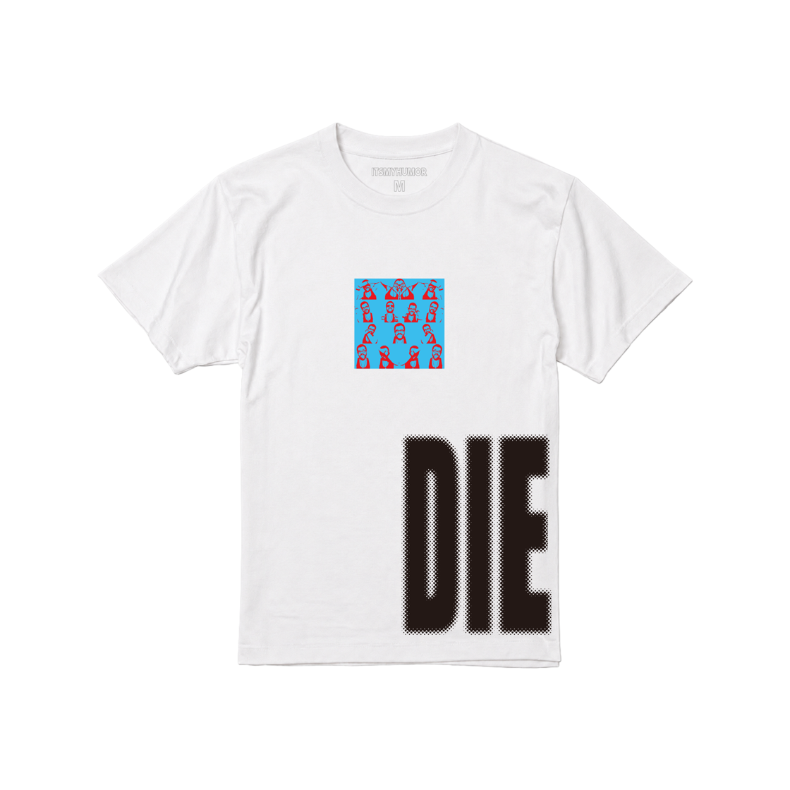 잇츠마이휴머 다이스키 티 화이트(ITSMYHUMOR Dieski Tee White)