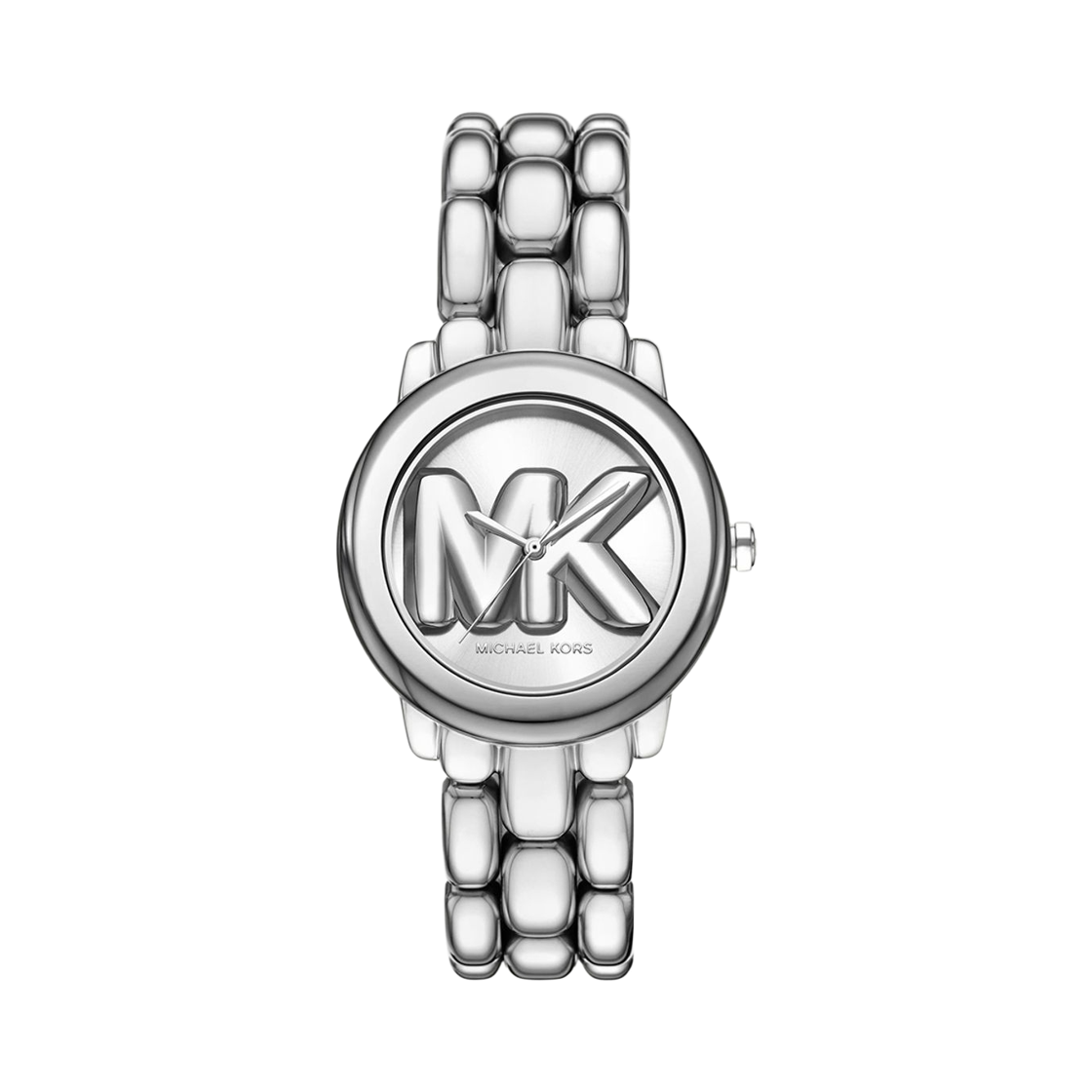 (W) 마이클 코어스 피비 쿼츠 쓰리핸드 36mm 워치 스테인리스 스틸 실버((W) Michael Kors Phoebe Quartz Three-Hand 36mm Watch Stainless Steel Silver)