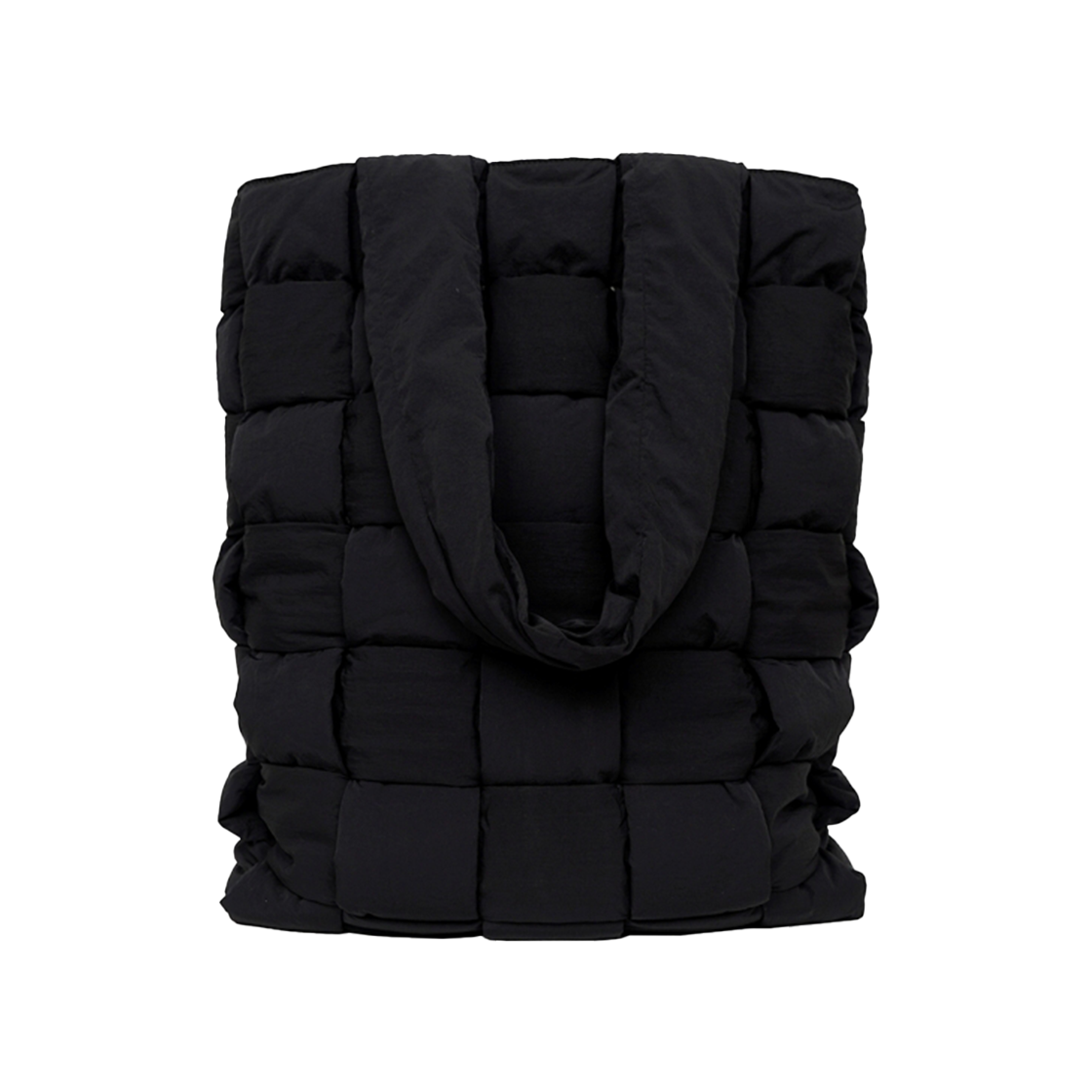 IT4PH22CNFDK Bottega Veneta Black Nylon Padded Tote Bag 628958