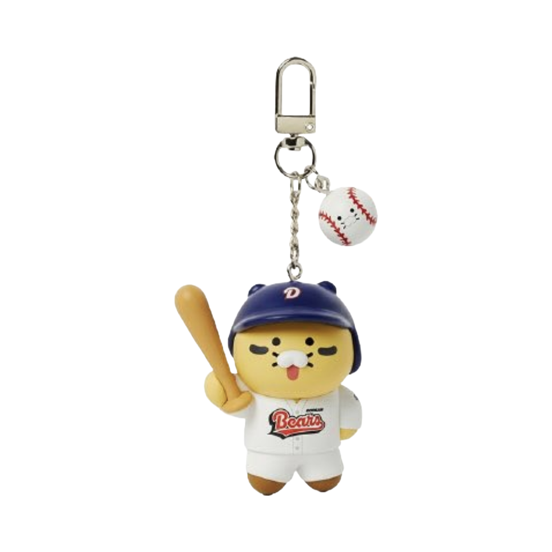 두산 베어스 x 카카오 프렌즈 태닝 피규어 키링 V 춘식이(Doosan Bears x Kakao Friends Tanning Figure Keyring V Chunsik) - 1