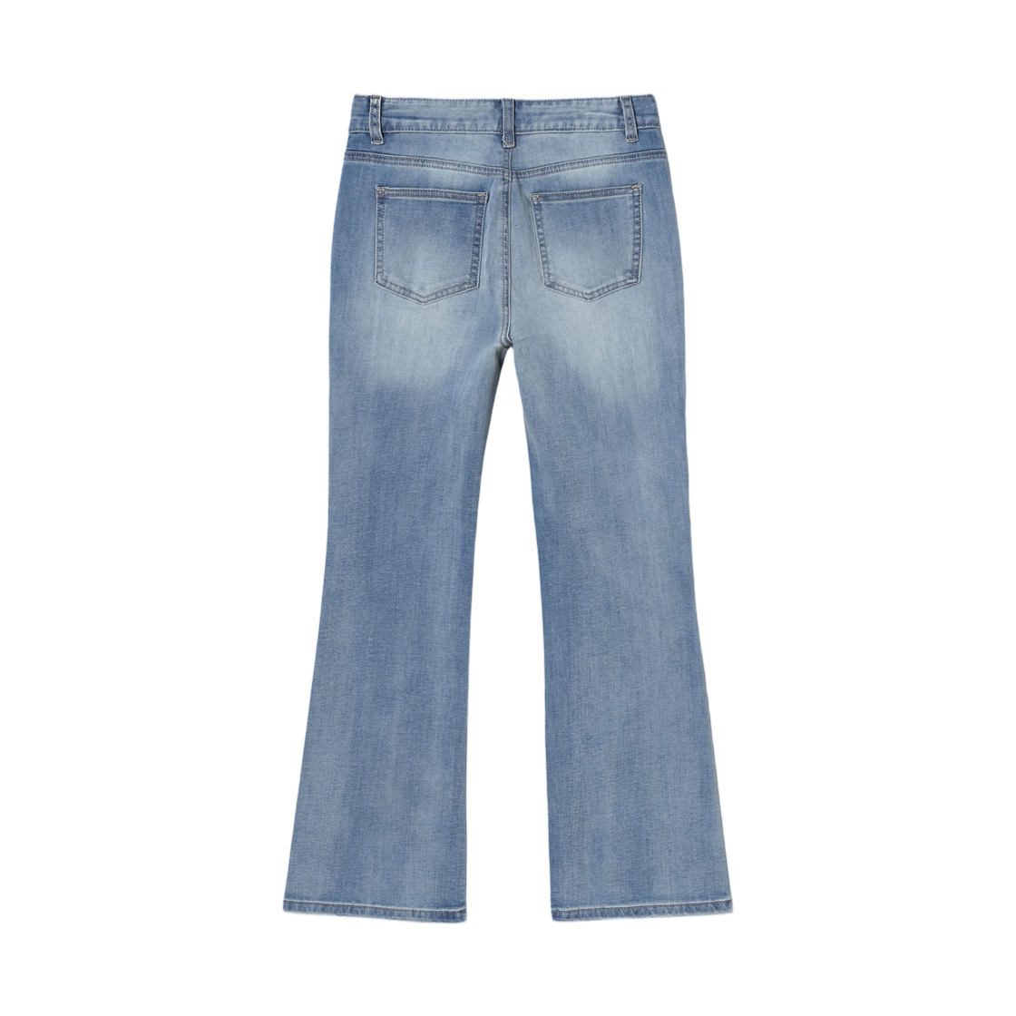 (W) 에잇세컨즈 미드렝스 부츠컷 라이트웨이트 데님 스카이 블루((W) 8seconds Mid-length Bootcut Lightweight Denim Sky Blue) - 2