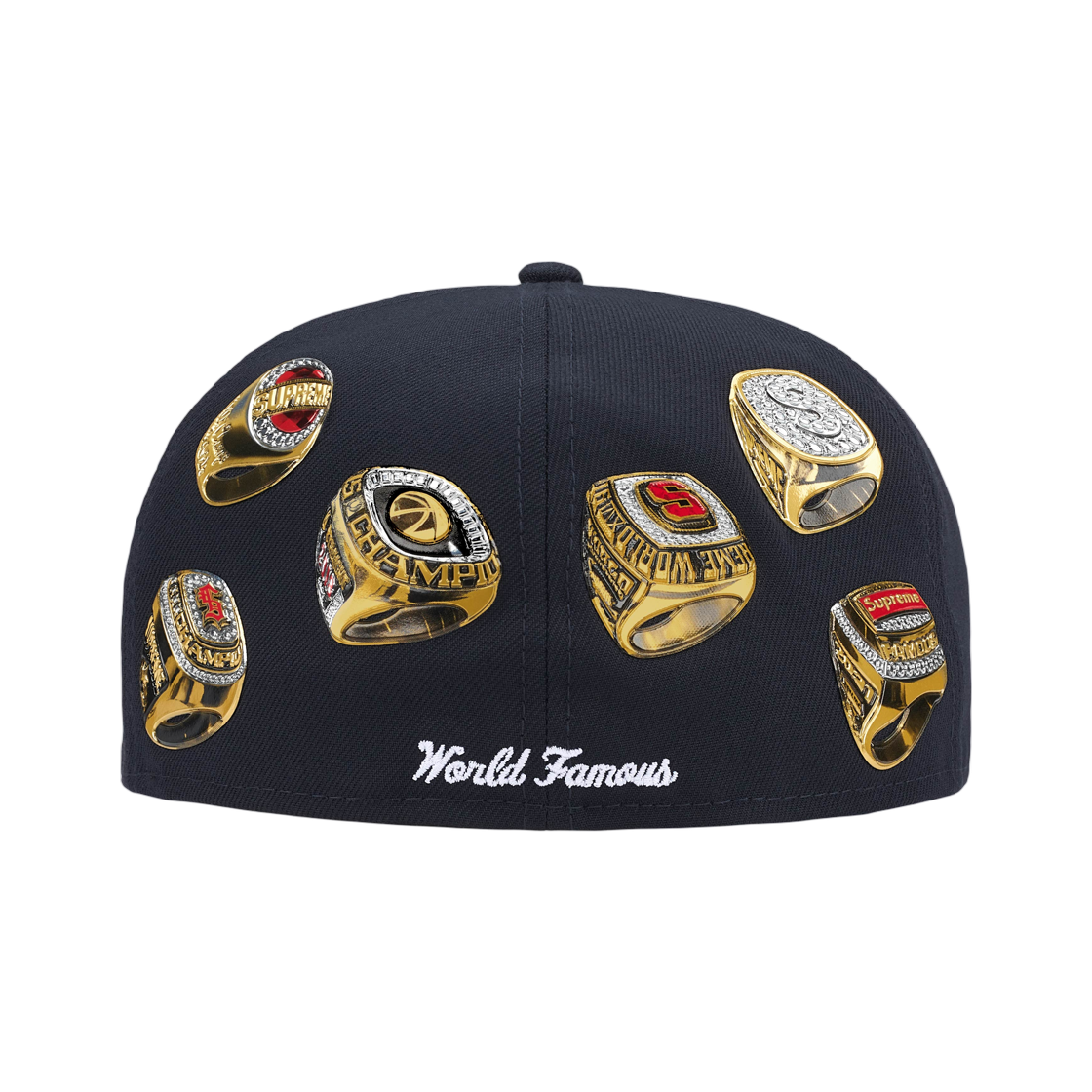 슈프림 링즈 박스 로고 뉴에라 네이비 - 26SS(Supreme Rings Box Logo New Era Navy - 26SS) - 2