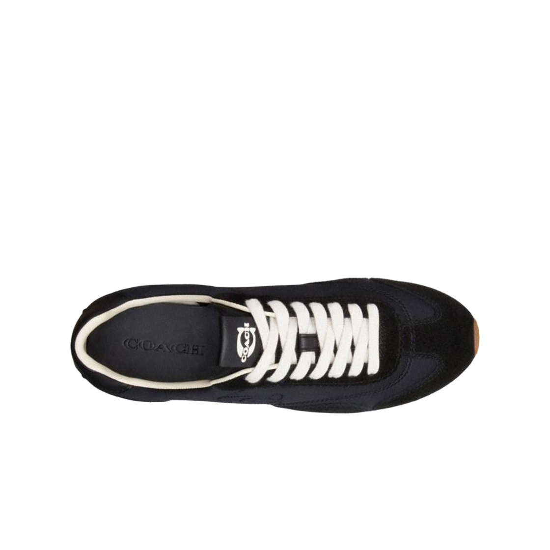 (W) 코치 플랫 스니커즈 블랙 초크((W) Coach Flat Sneakers Black Chalk) - 2
