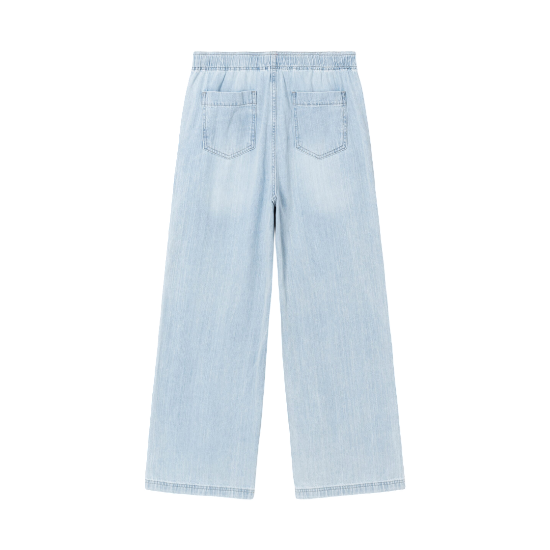 (W) 에잇세컨즈 와이드 밴딩 데님 스카이 블루((W) 8seconds Wide Banding Denim Sky Blue) - 2