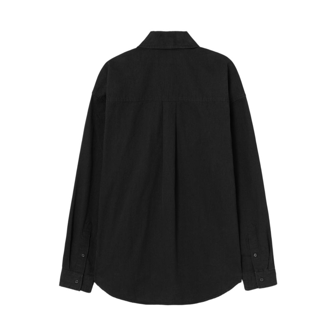 에잇세컨즈 바이오 워싱 코튼 옥스포드 셔츠 블랙(8seconds Bio Washing Cotton Oxford Shirt Black) - 2