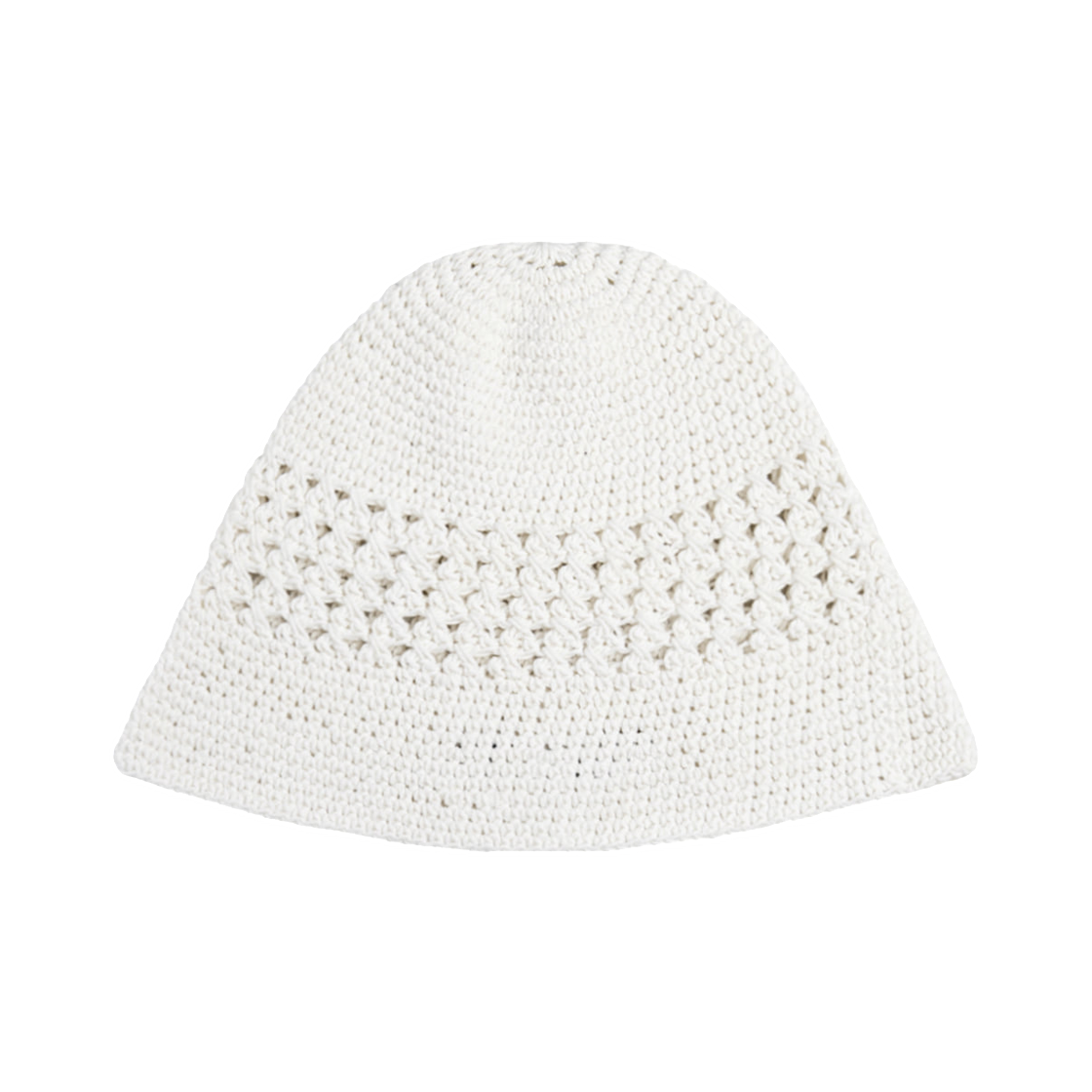 마뗑킴 크로쉐 코튼 버킷햇 화이트(Matin Kim Crochet Cotton Bucket Hat In White) - 2