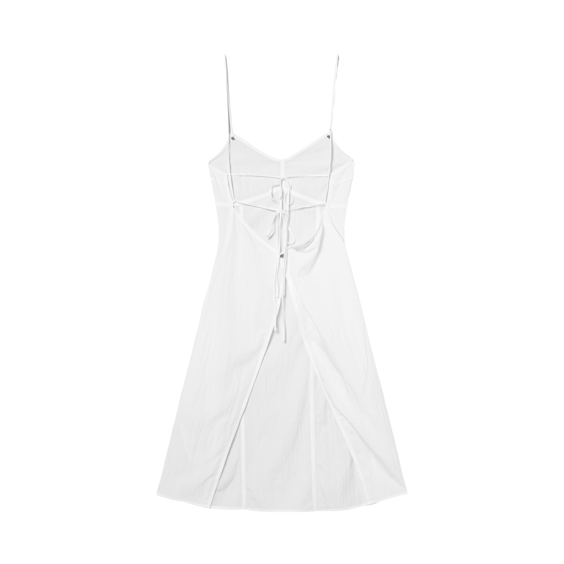 (W) 에잇세컨즈 시어 원피스 화이트((W) 8seconds Sheer Onepiece White) - 2