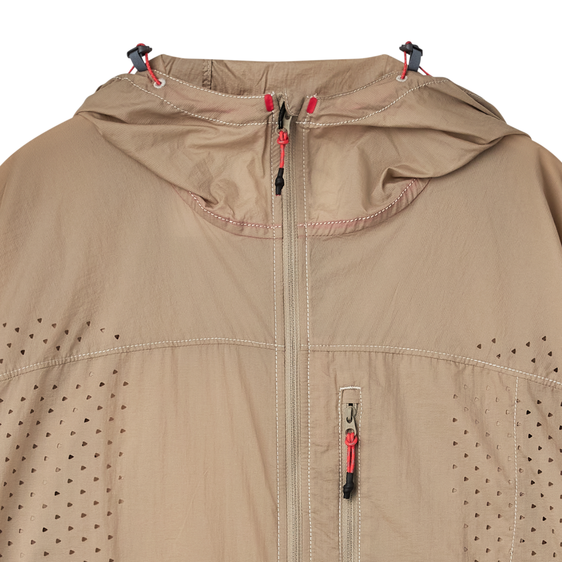 앤드 원더 x 알트라 AL01 벤틸레이션 윈드 자켓 베이지 - 26FW(And Wander x Altra AL01 Ventilation Wind Jacket Beige - 26FW) - 3