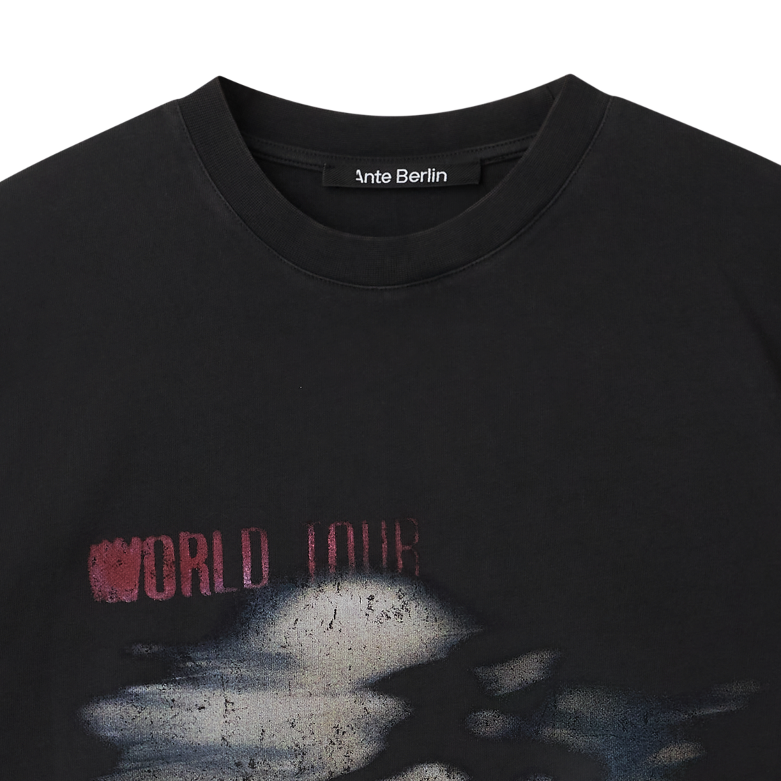 안테 베를린 월드 투어 티셔츠 2026 워시드 블랙 - 26FW(Ante Berlin World Tour T-Shirt 2026 Washed Black - 26FW) - 3