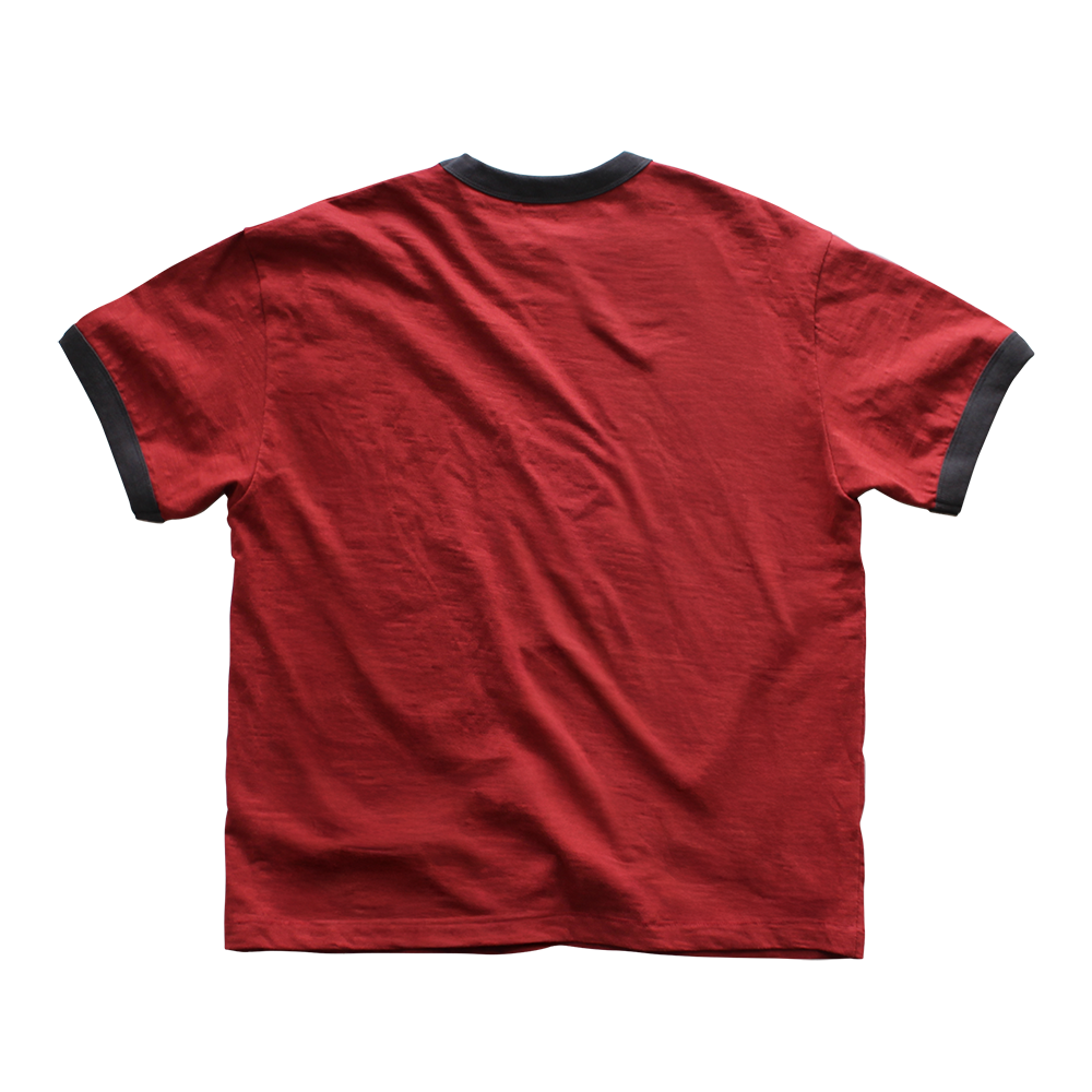 메인부스 X KISS USA 로고 티셔츠 레드(MAINBOOTH X KISS USA Logo T-shirt Red) - 2