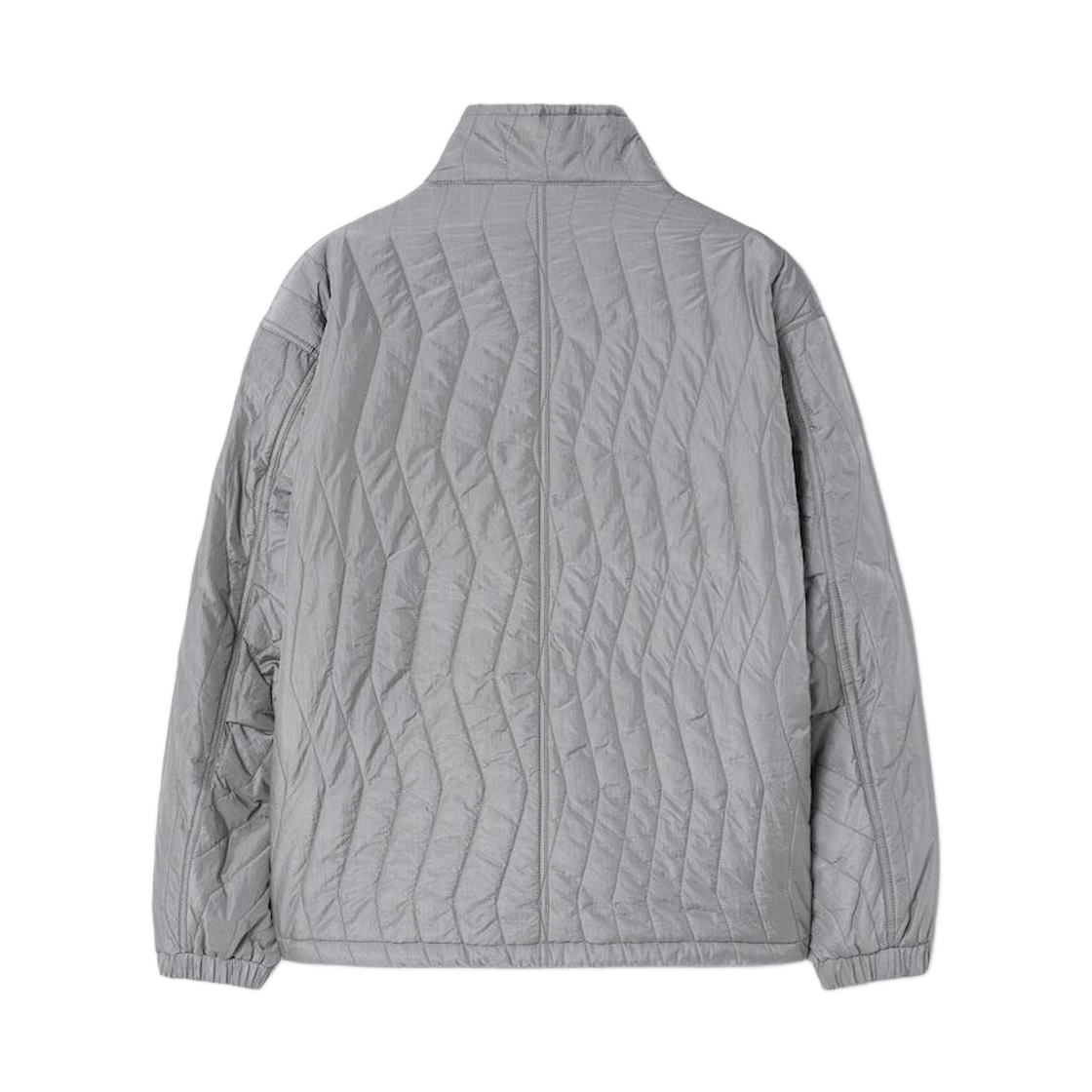 에잇세컨즈 라이트웨이트 퀼팅 패디드 칼라 블루종 그레이 앤틱 실버(8seconds Lightweight Quilting Padded Collar Blouson Gray Antique Silver) - 2