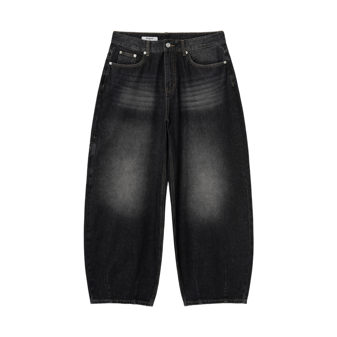 에잇세컨즈 벌룬핏 워싱 데님 팬츠 애쉬(8seconds Balloon Fit Washing Denim Pants Ash)