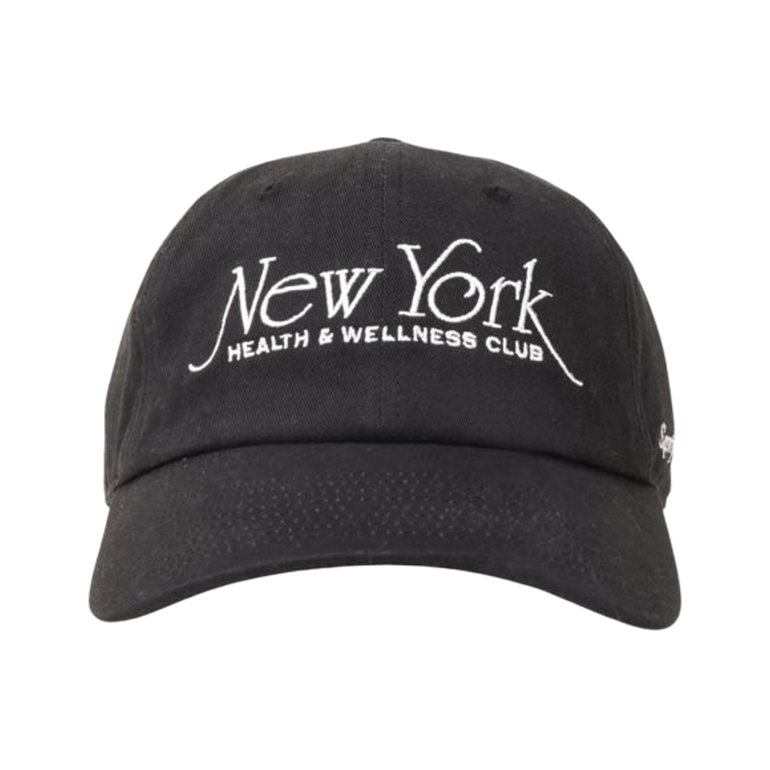 AC07967034BA Sporty & Rich NY 94 Logo Embroidered Ball Cap Black