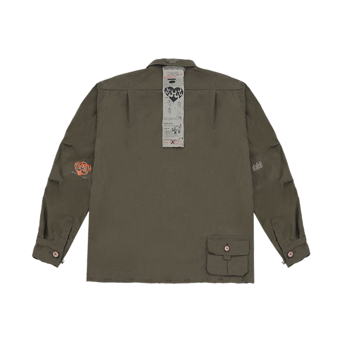 러브러브러브 FR 스틸 어라이브 유틸리티 자켓 토프(LUVLUVLUV FR Still Alive Utility Jacket TP) - 2