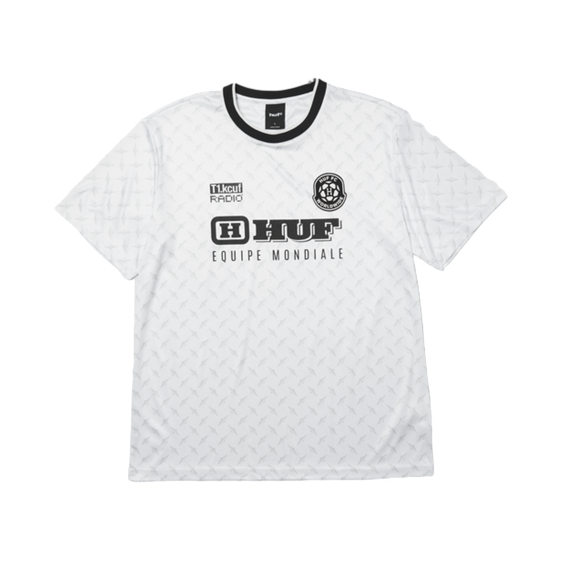 허프 이큅 몽디알 저지 화이트(HUF Equipe Mondiale Jersey White)
