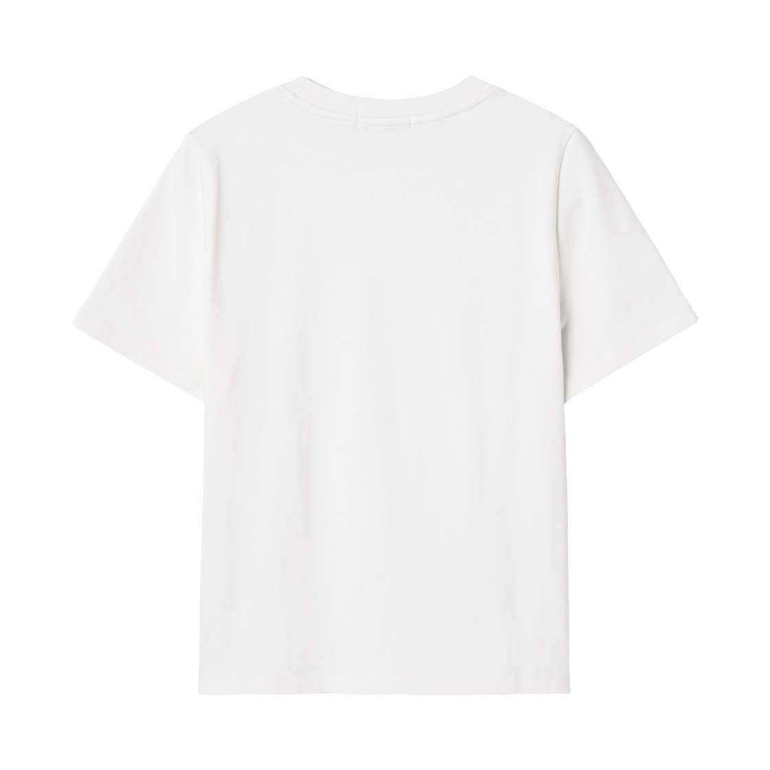 (W) 에잇세컨즈 플리스 숏슬리브 레터링 티셔츠 화이트((W) 8seconds Fleece Short Sleeve Lettering T-Shirt White) - 2