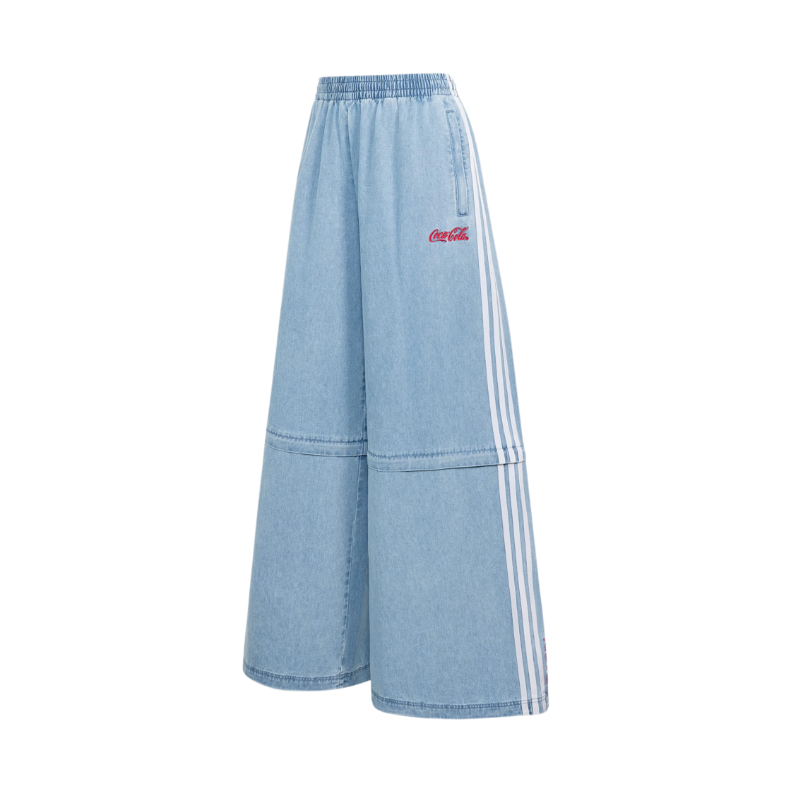 KY7557 Adidas x Coca-Cola Adilenium Firebird Denim Track Pants Denim - KR Sizing