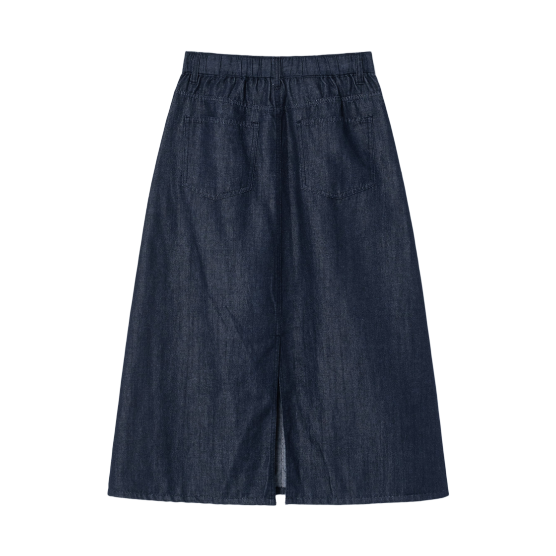 (W) 에잇세컨즈 데님 롱 스커트 네이비((W) 8seconds Denim Skirt Navy) - 2