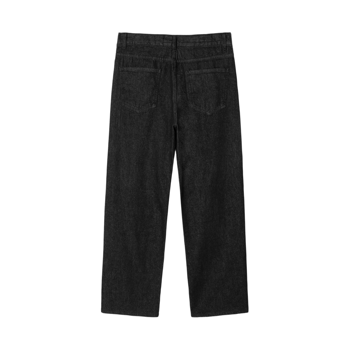 에잇세컨즈 루즈 스트레이트핏 데님 팬츠 블랙(8seconds Loose Straight Fit Denim Pants Black) - 2