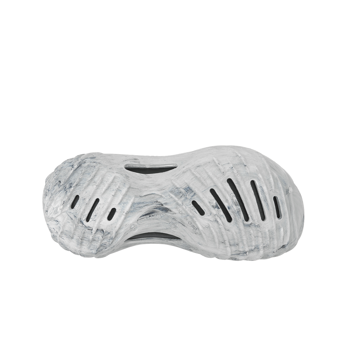 크록스 에코 워터컬러 마블드 웨이브 클로그 블랙 화이트(Crocs Echo Watercolor Marbled Wave Clog Black White) - 2