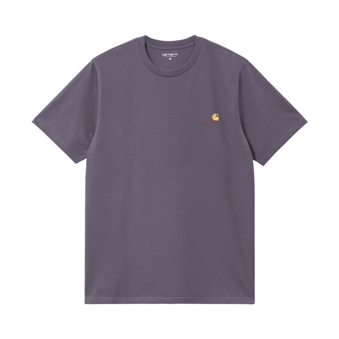 I029956-3RI-XX Carhartt WIP S/S American Script T-Shirt Shady Purple