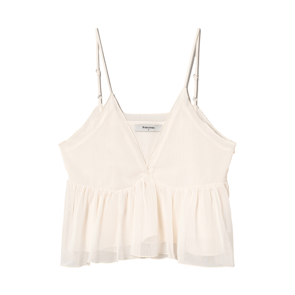 115565AY50 (W) 8seconds Sleeveless Blouse Ivory