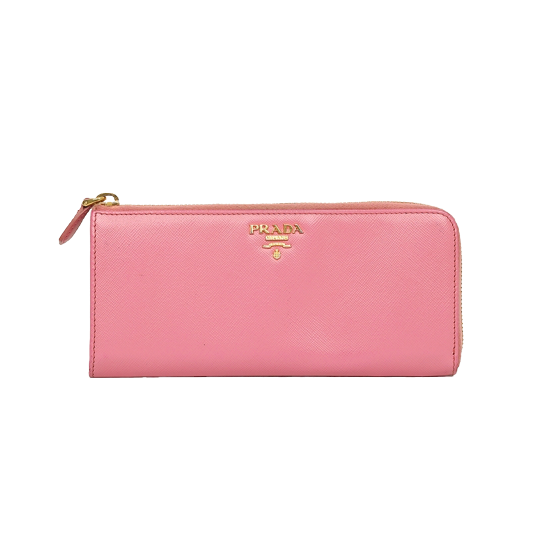 프라다 사피아노 지퍼 장지갑 핑크 1M1183(Prada Saffiano Zip Long Wallet Pink 1M1183) - 1