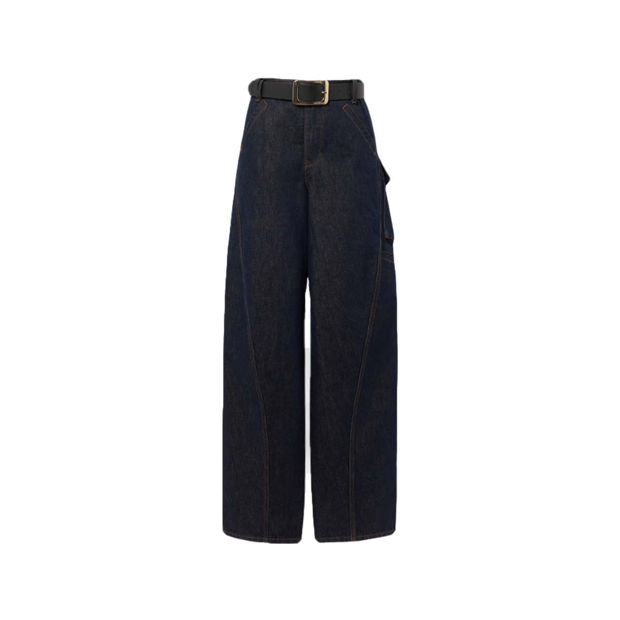 셀프 포트레이트 우먼 데님 카고 진 인디고 - 26FW(Self Portrait Women Denim Cargo Jeans Indigo - 26FW)