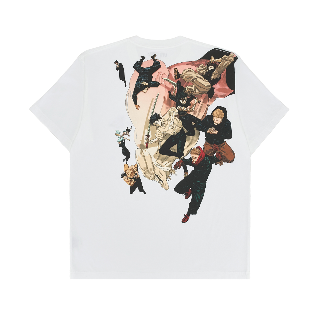 유니클로 UT 슈에이샤 창립 100주년 주술회전 티셔츠 화이트(Uniqlo UT Shueisha 100th Anniversary Jujutsu Kaisen T-Shirt White)