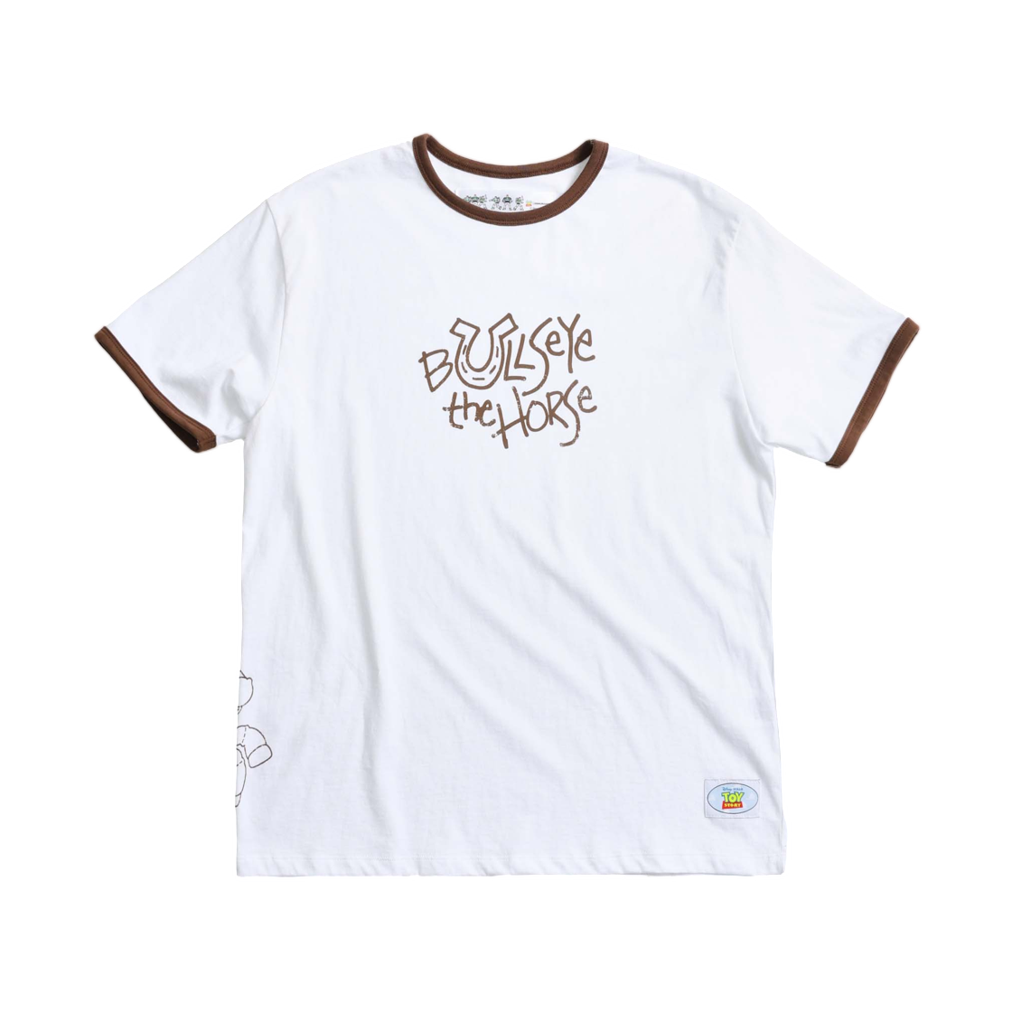 999휴머니티 x 토이 스토리 토이즈 4에버 하프 티셔츠 브라운(999Humanity x Toy Story Toys 4Ever Half T-Shirt Brown)