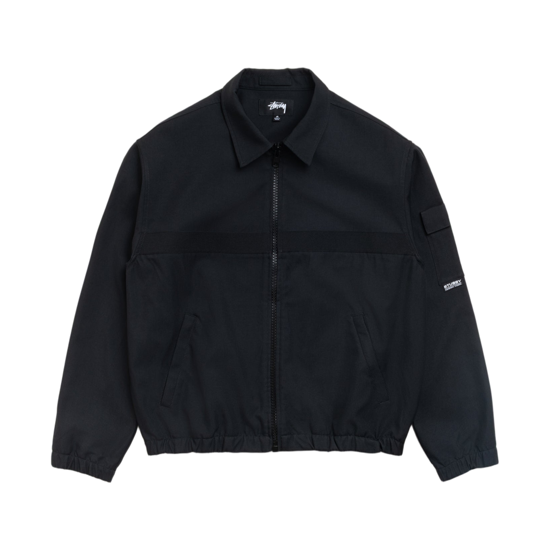 115936 Stussy Mechanic Jacket Black