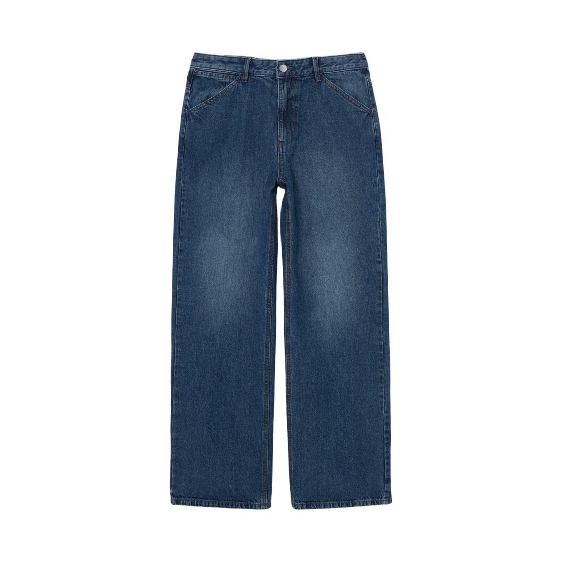215121AP1P 8seconds Semi Flare Fit Pants Blue