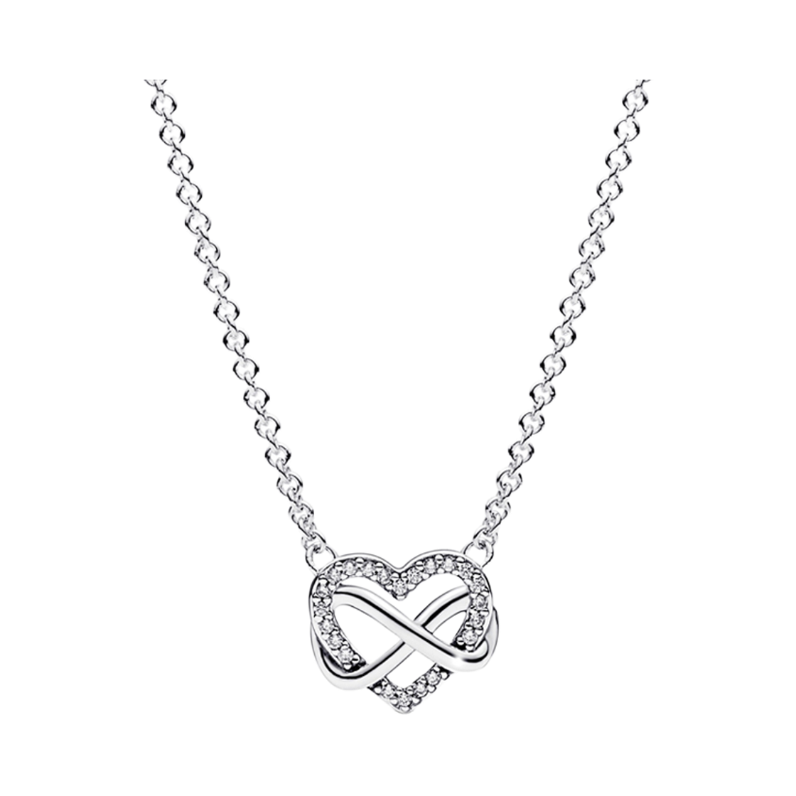 [20% 쿠폰] 판도라 스파클링 인피니티 하트 콜리에 네클리스 스털링 실버([20% 쿠폰] Pandora Sparkling Infinity Heart Collier Necklace Sterling Silver) - 2