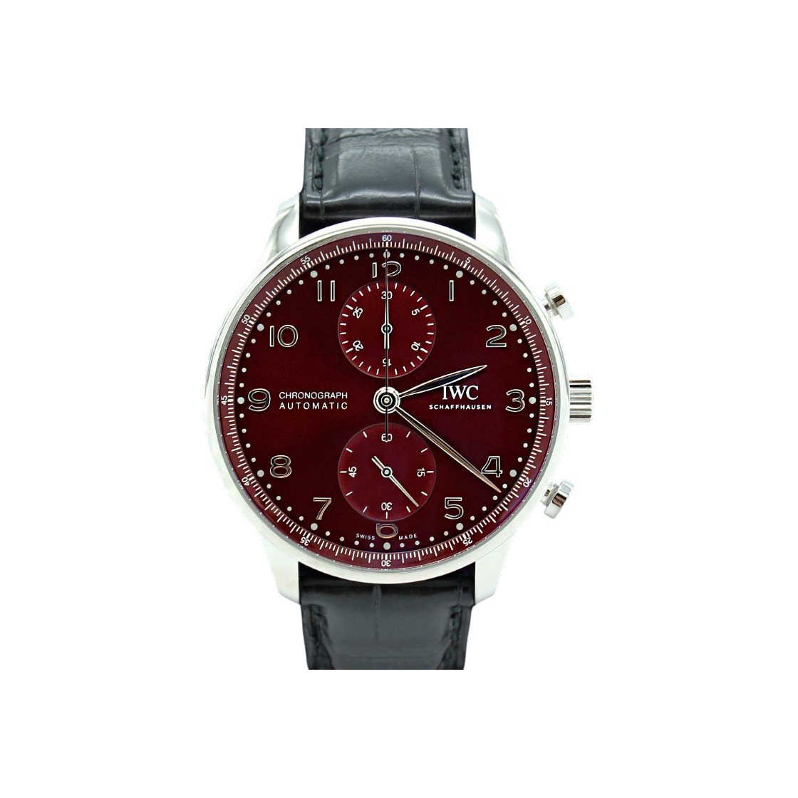 ITB73JDLSONM IWC Portugieser Chronograph Burgundy IW371616
