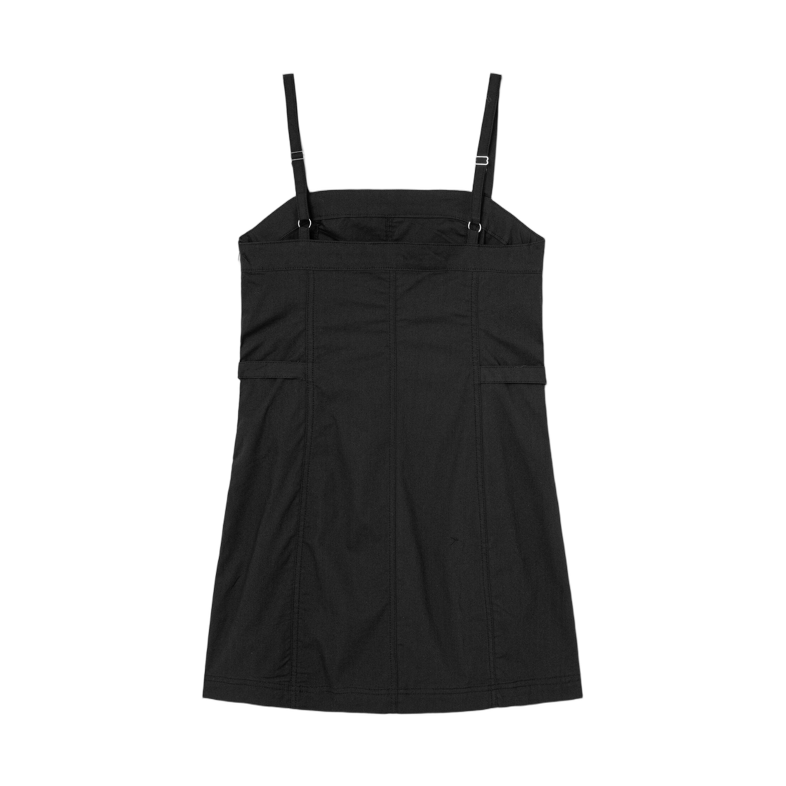 (W) 에잇세컨즈 코튼 스판 레이어드 미니 원피스 블랙((W) 8seconds Cotton Span Layered Mini Onepiece Black) - 2
