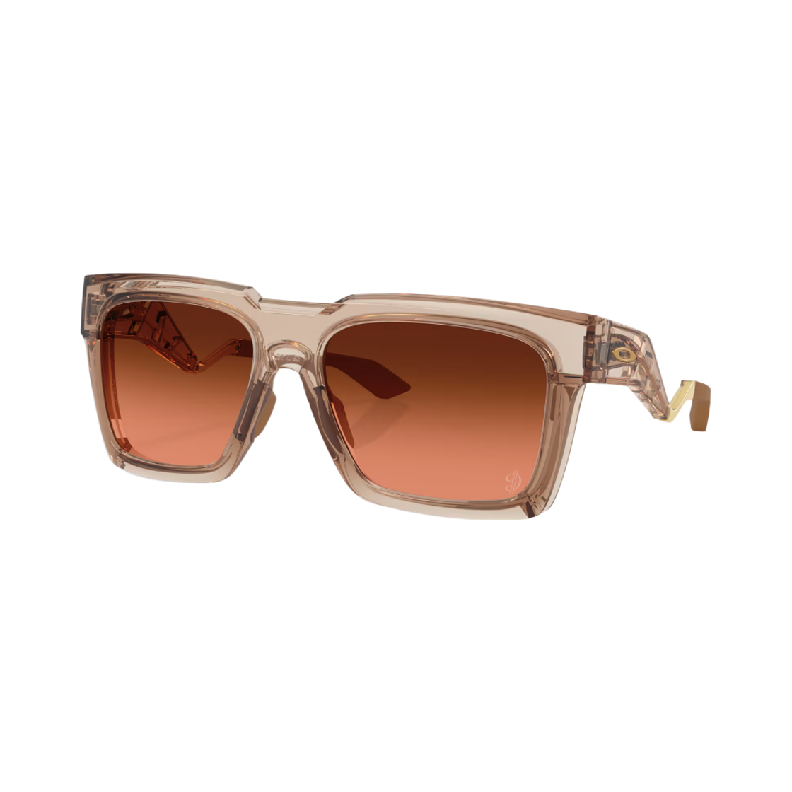 OO9485-0759 Oakley Damian Lillard Signature Series Enigma Ink Transparent Warm Brown Frame Prizm Brown Gradient Lenses High Bridge Fit