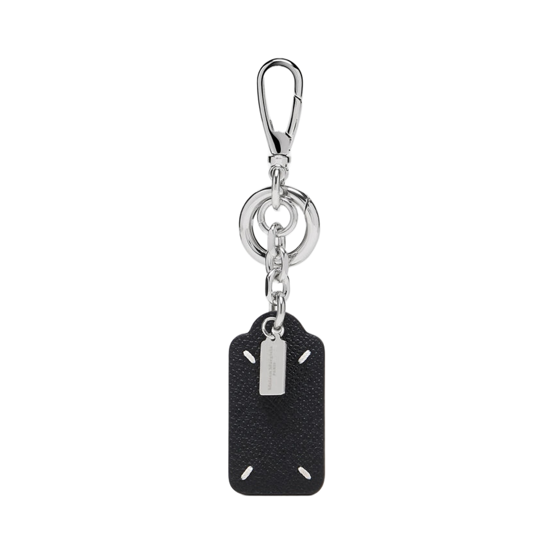메종 마르지엘라 더블 태그 키링 블랙(Maison Margiela Double Tag Keyring Black) - 1