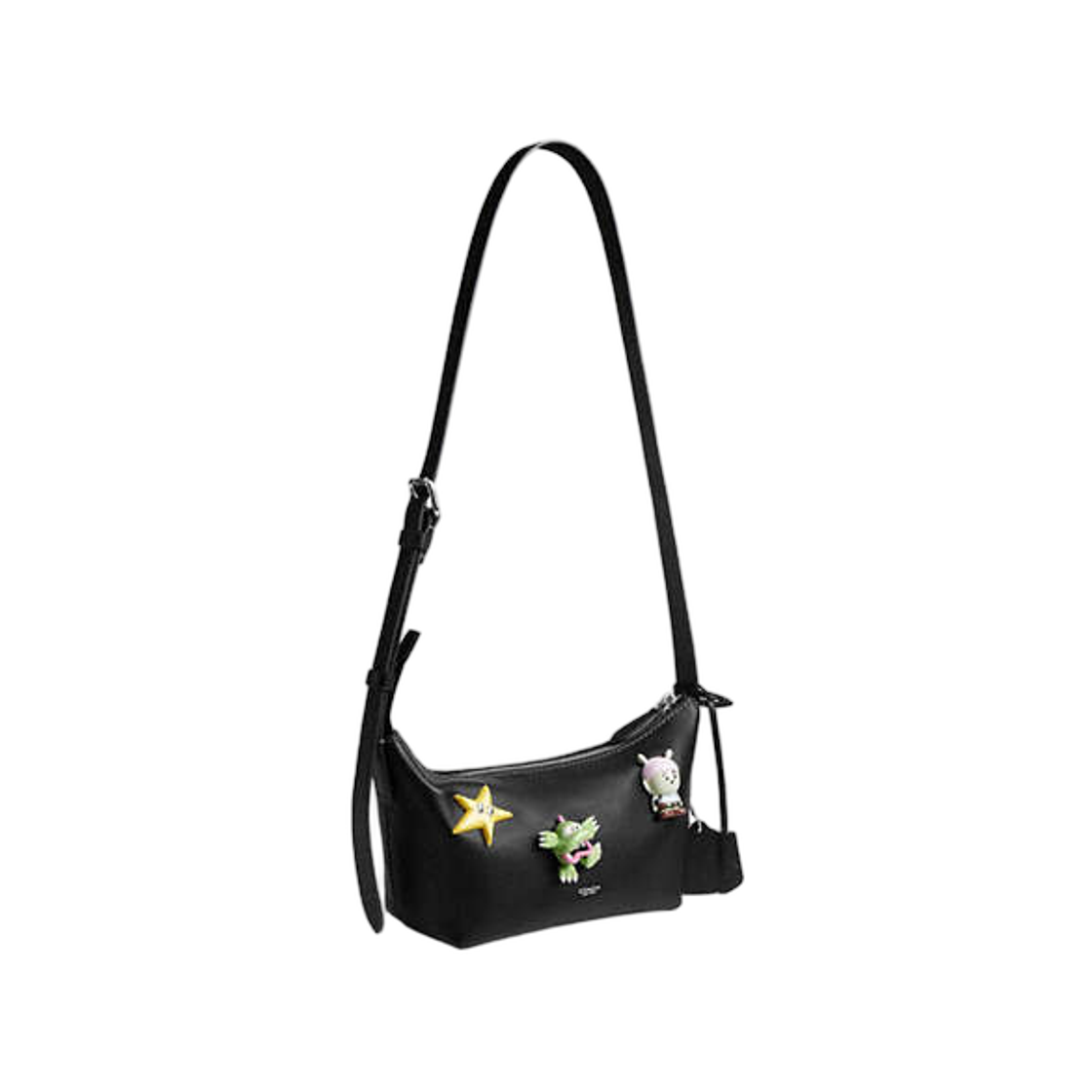 코치 x 브레인 데드 모트 슬링 백 22 핀 블랙 멀티(Coach x Brain Dead Mort Sling Bag 22 with Pin Black Multi) - 2